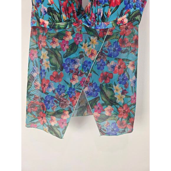 Sun & Sea Swim Top 20 Womens Plus Size Sheer Sexy Underwired Padded Beach - Picture 3 of 6